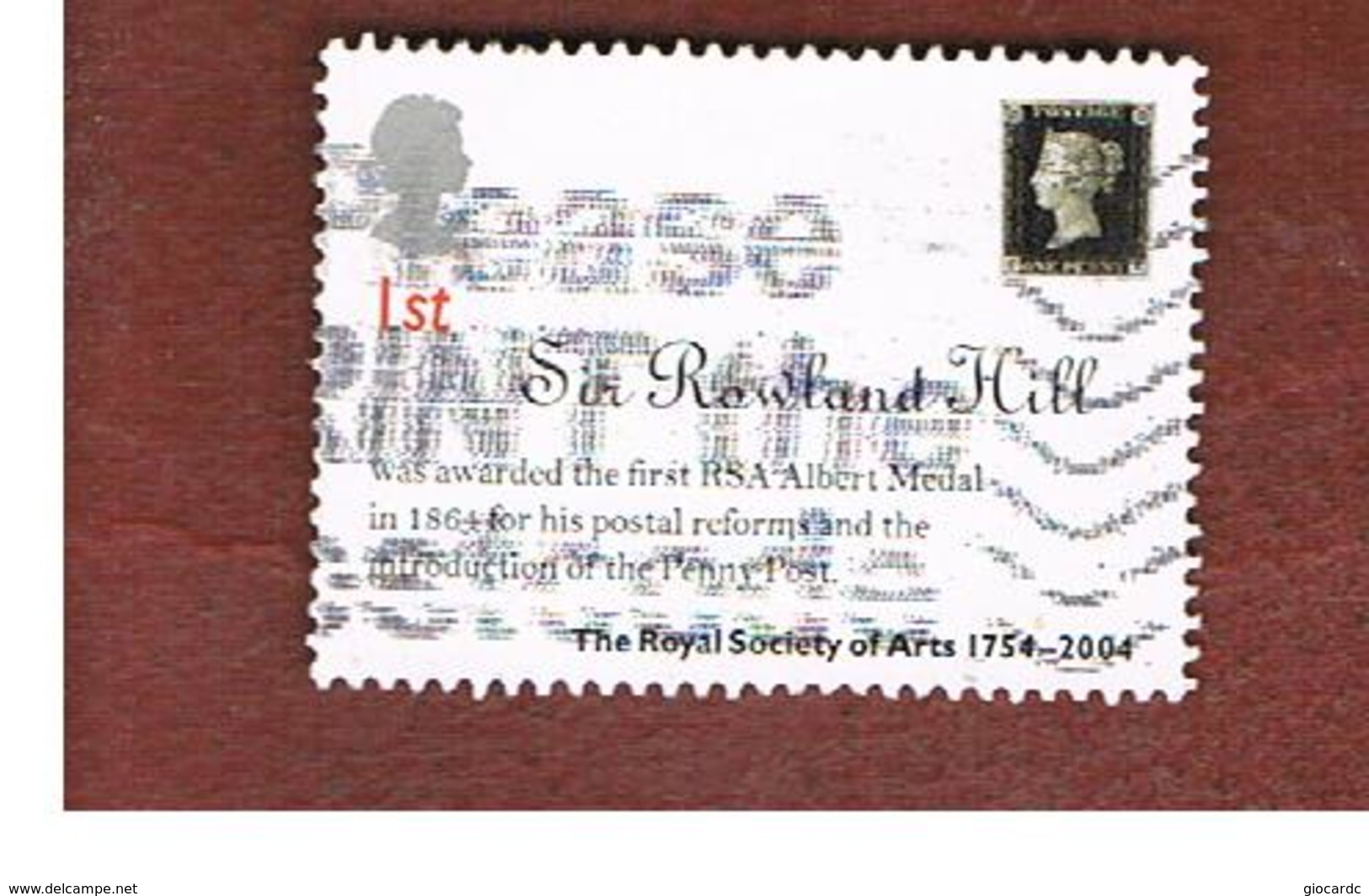 GRAN BRETAGNA.GREAT BRITAIN -  SG 2473  -  2004 ROYAL SOCIETY OF ARTS: SIR R. HILL   - USED - Used Stamps