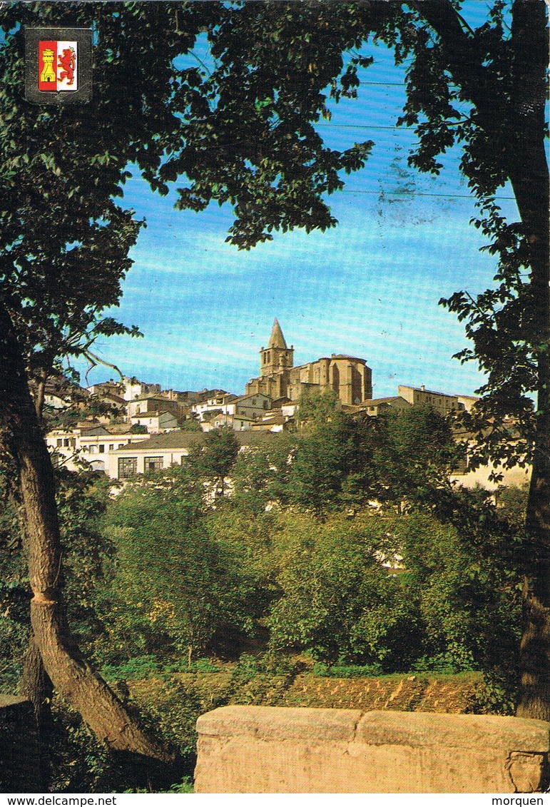 32508. Postal ZAFRA (Badajoz) 1980. Vista Iglesia De Santiago De Caceres - Cartas & Documentos