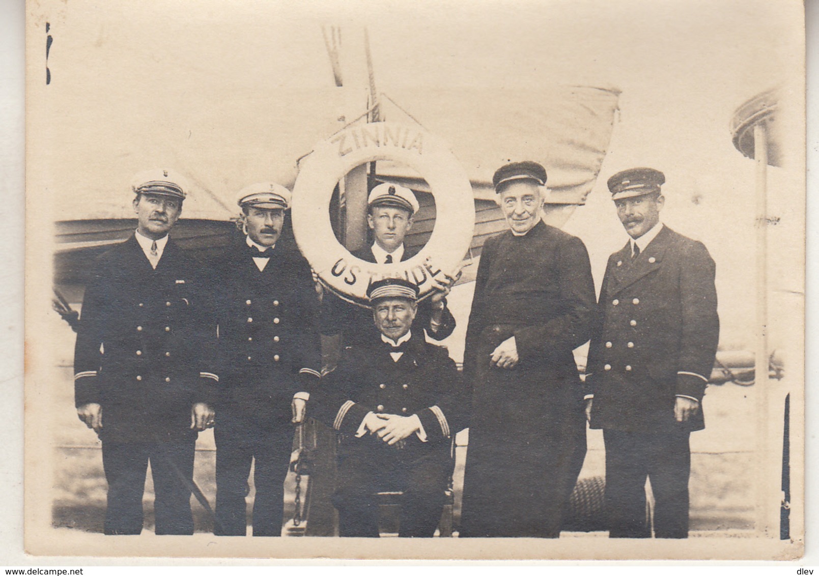 Bâteau Zinnia Ostende - Boot - Personnel - Personeel - Photo Format 6.5 X 9 Cm - Boten