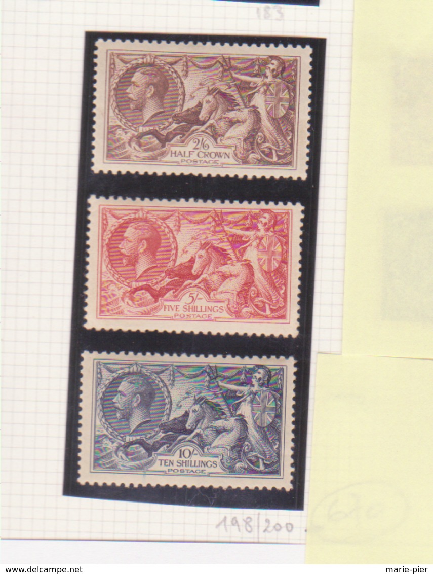 Timbres N° 198-199-200 Réf Yvert Et Tellier - Unused Stamps