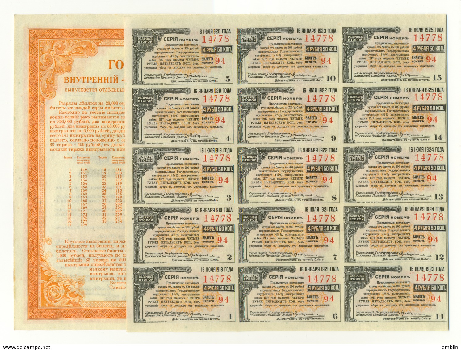 200 ROUBLES 1919 - Russland