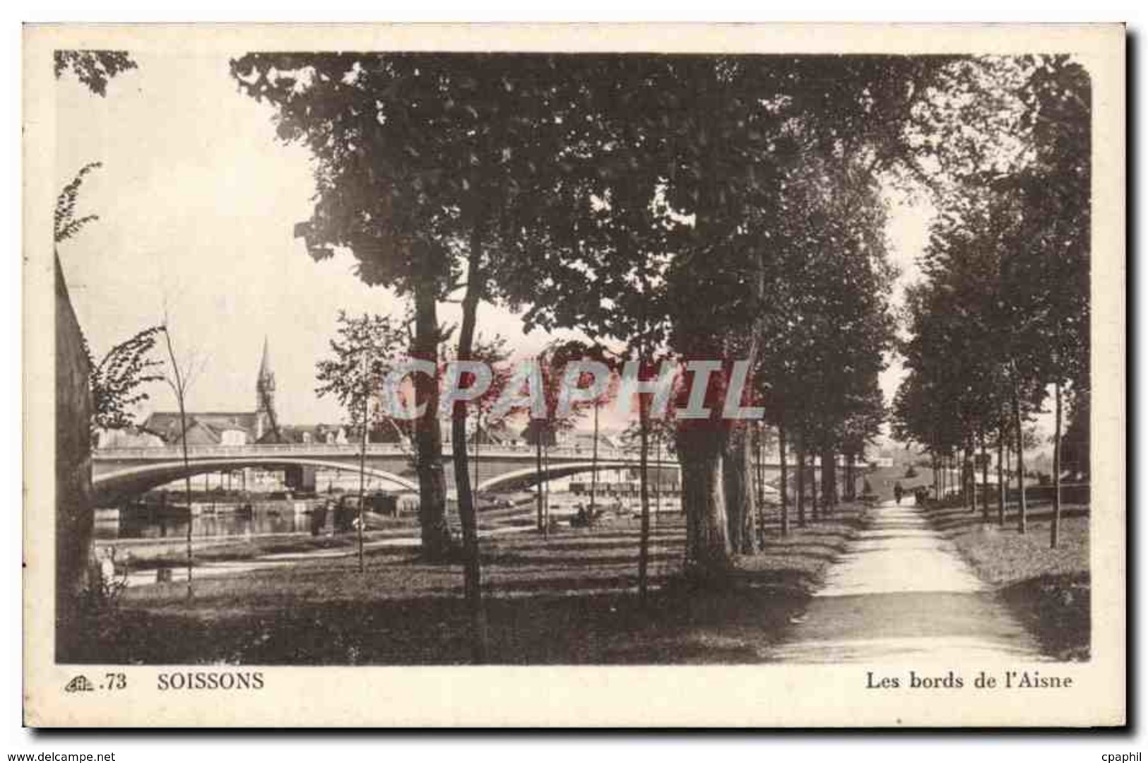 Soissons Les Bords De L Aisne - CPA - Soissons