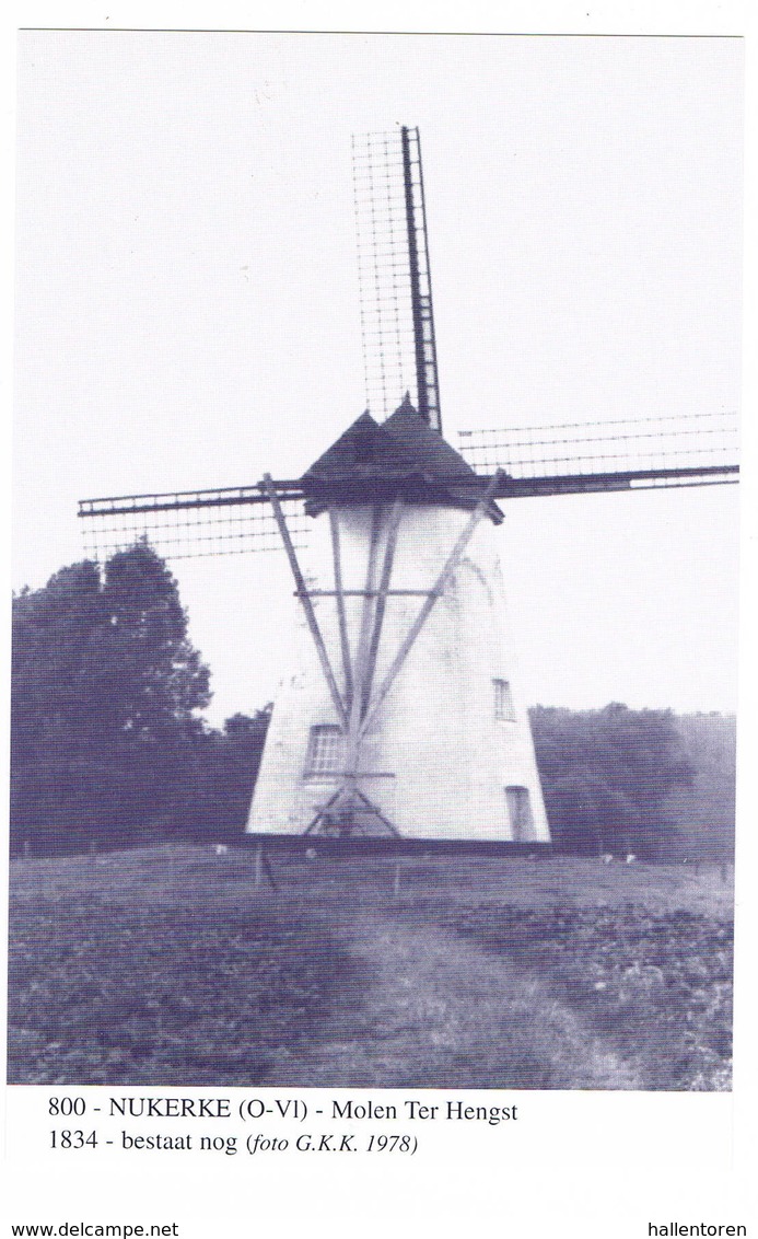 Nukerke: Molen Ter Hengst ( 2 Scans) - Andere & Zonder Classificatie