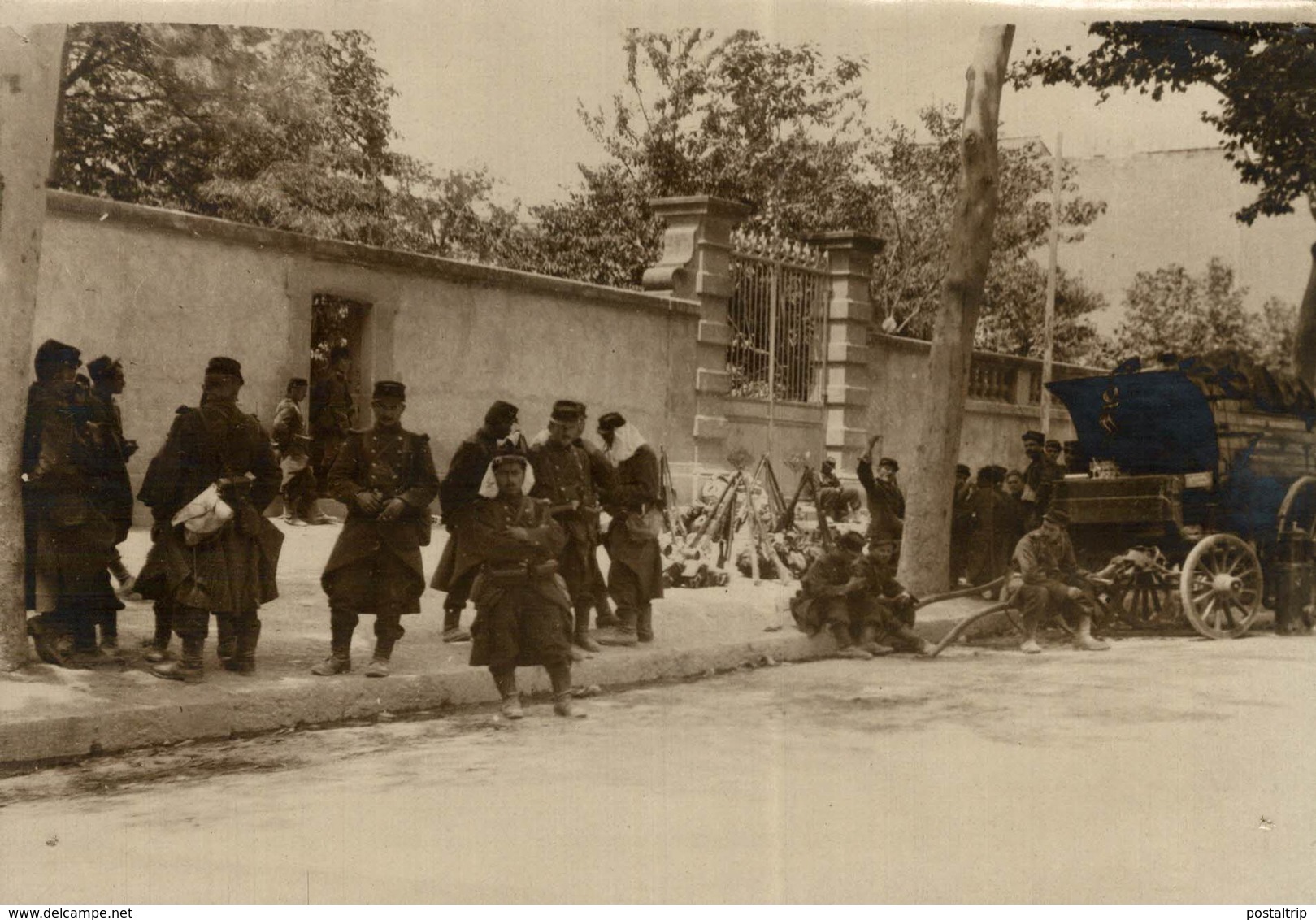 NARBONNE FRANCE TROOPS  Fonds Victor FORBIN (1864-1947) - Guerra, Militares