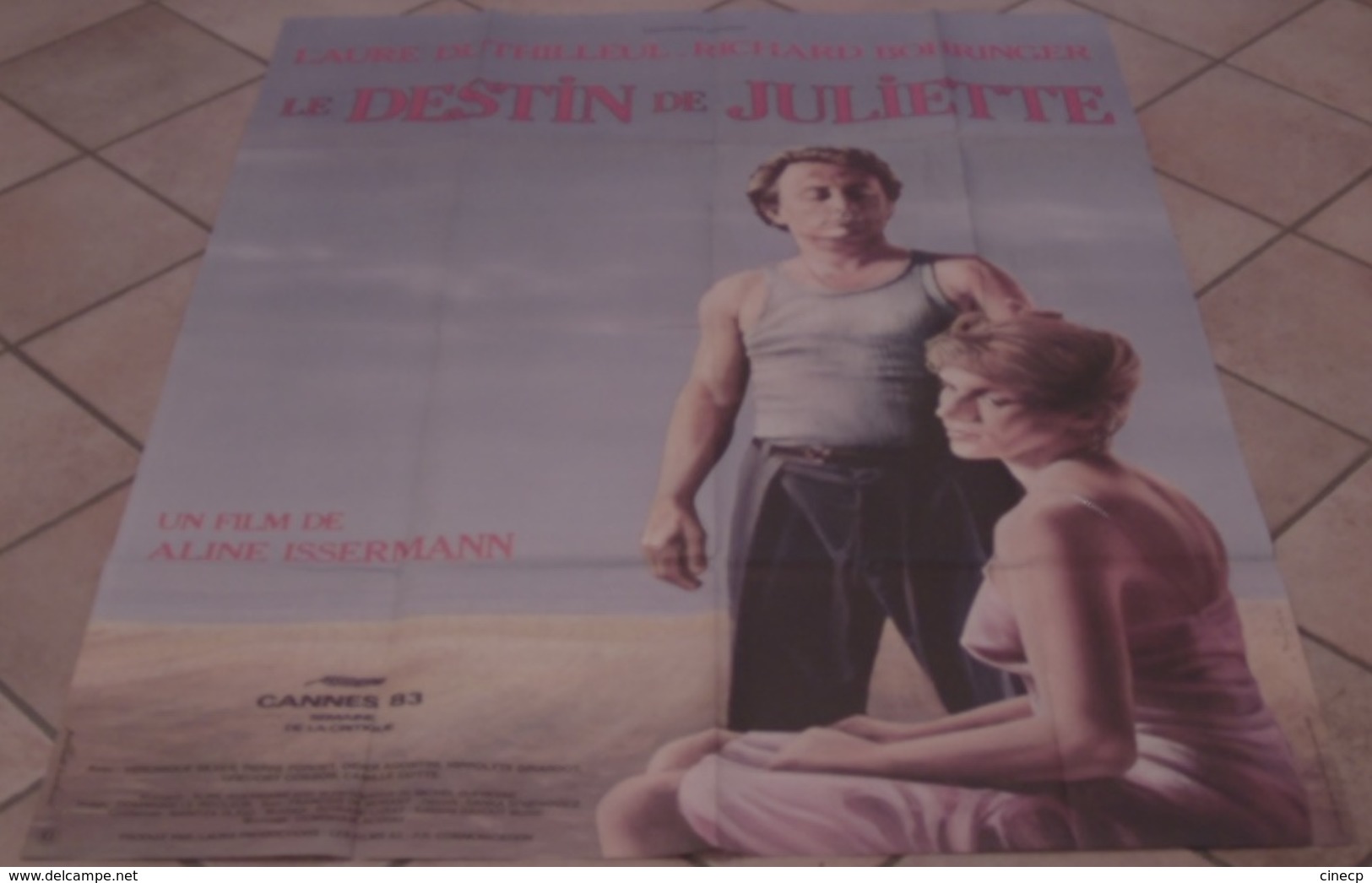 AFFICHE CINEMA ORIGINALE FILM LE DESTIN DE JULIETTE Aline ISSERMANN Laure DUTHILLEUL BOHRINGER RAFFIN 1983 TBE - Affiches & Posters