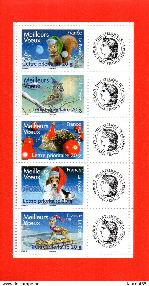 France.bloc Meilleurs Voeux 2007 Avec Timbres Personnalisés.n**. - Neufs