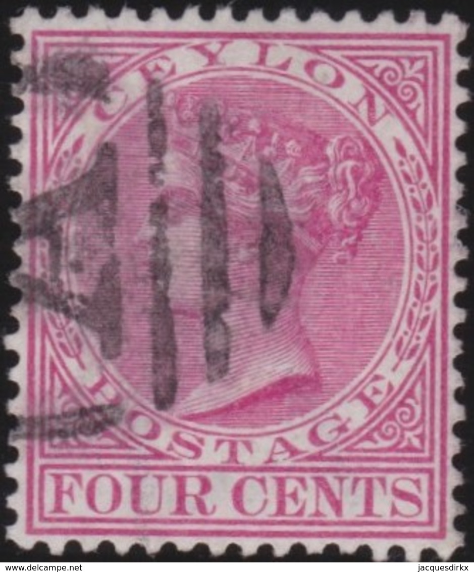 Ceylon     .     SG      .   246     .      O    .   Cancelled    .    /    .   Gebruikt - Ceylan (...-1947)