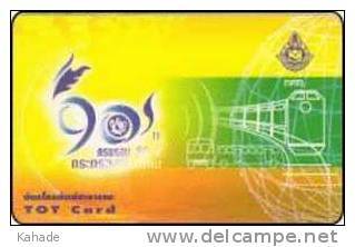 Thailand Phonecard TOT Nr.260 Verkehr Eisenbahn Bus - Thaïland