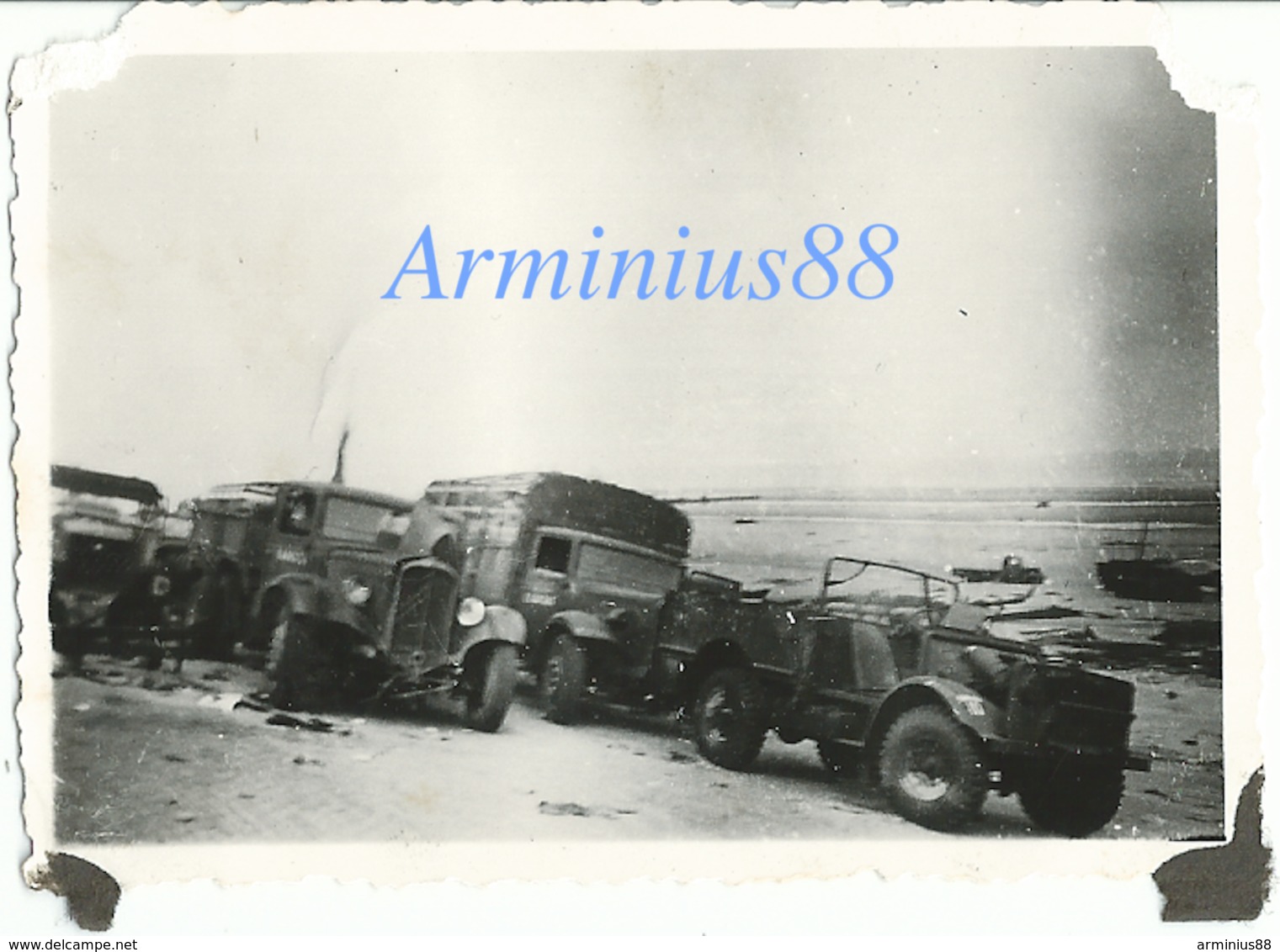 Campagne De France 1940 - Bataille De Dunkerque - Citroen Type 45 U - Stadt Und Strand Von Dünkirchen - Wehrmacht - Oorlog, Militair