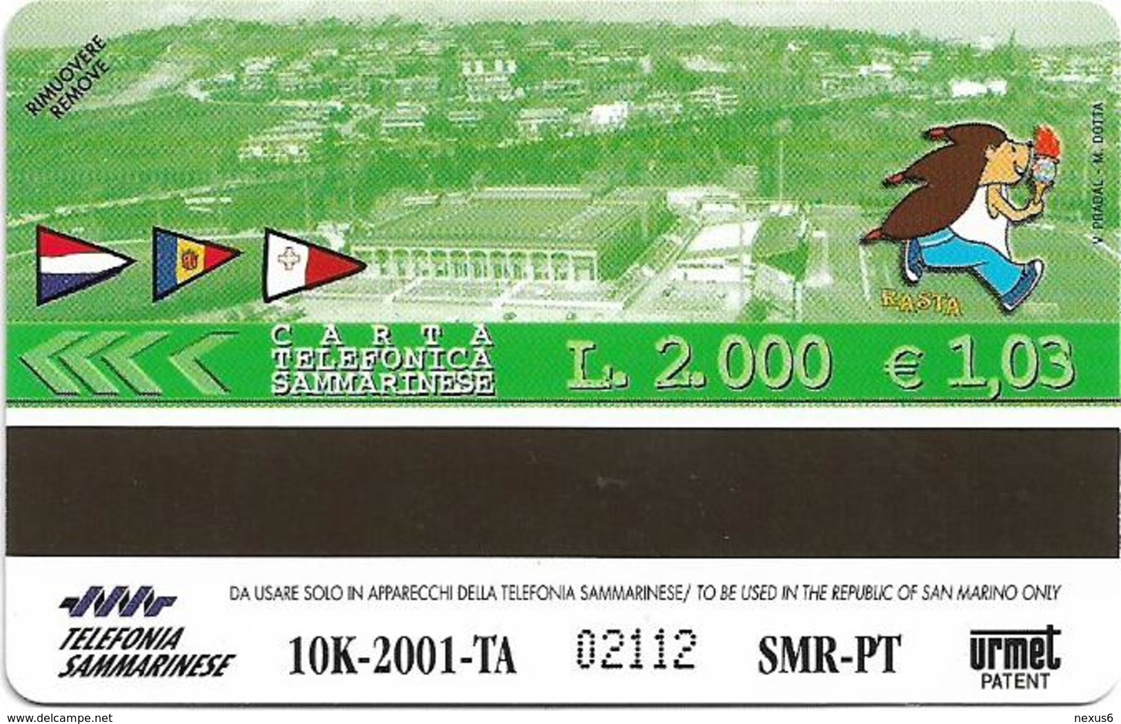 San Marino - IX Giochi Dei Piccoli Stati D'Europa - 2.000L, 10.000ex, 28.05.2001, Mint - San Marino