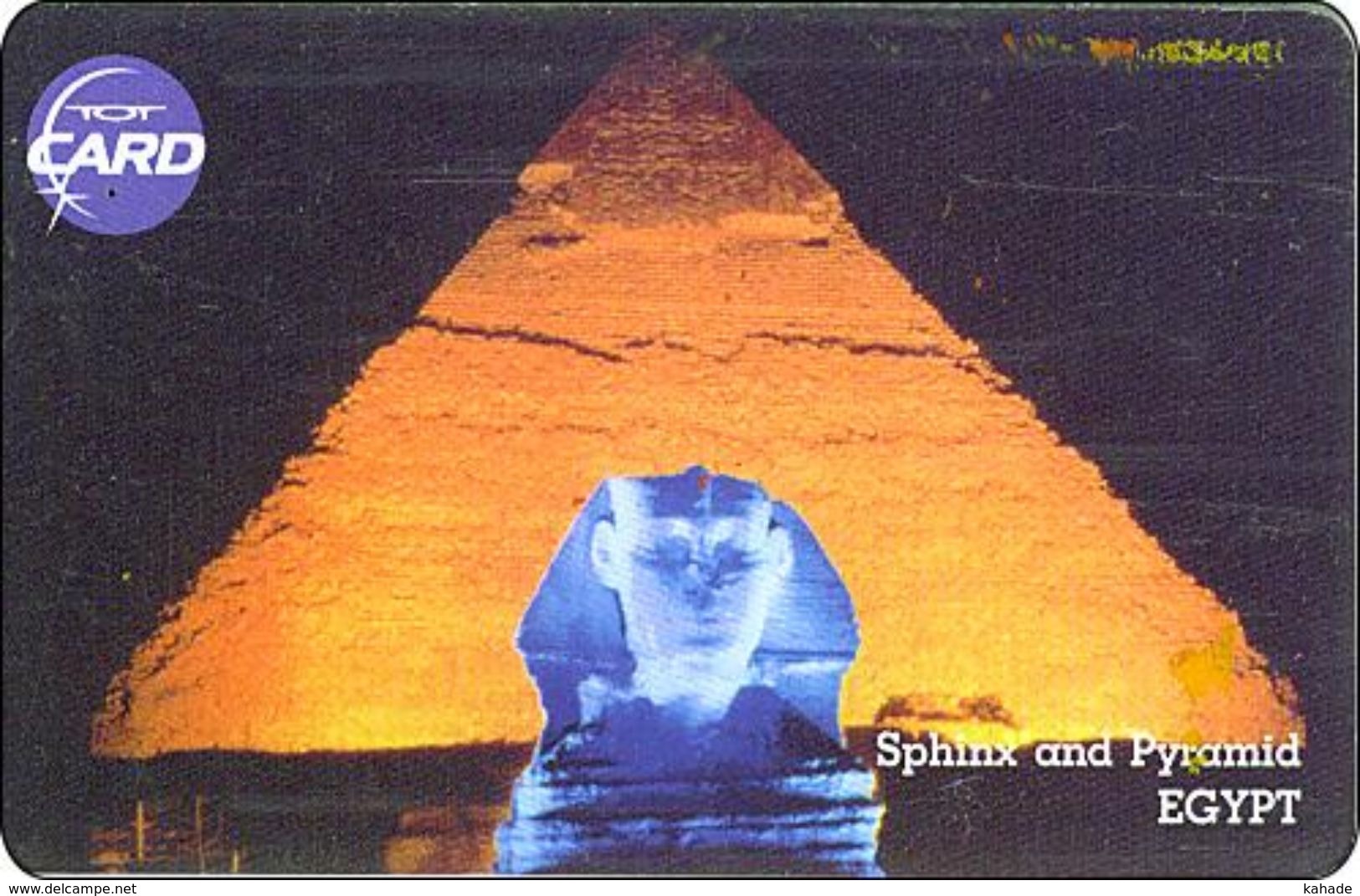Thailand Phonecard TOT New Nr.104 Pyramide Agypten - Thaïland