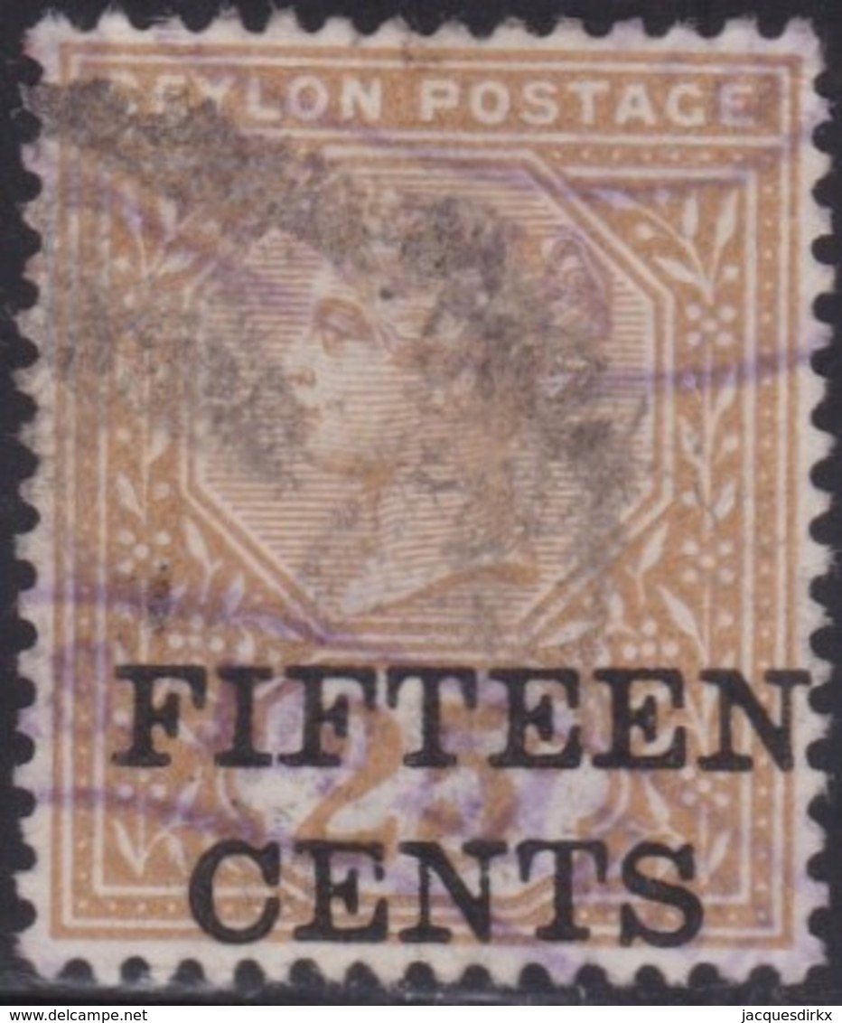 Ceylon     .     SG      .   239      .      O    .   Cancelled    .    /    .   Gebruikt - Ceylon (...-1947)