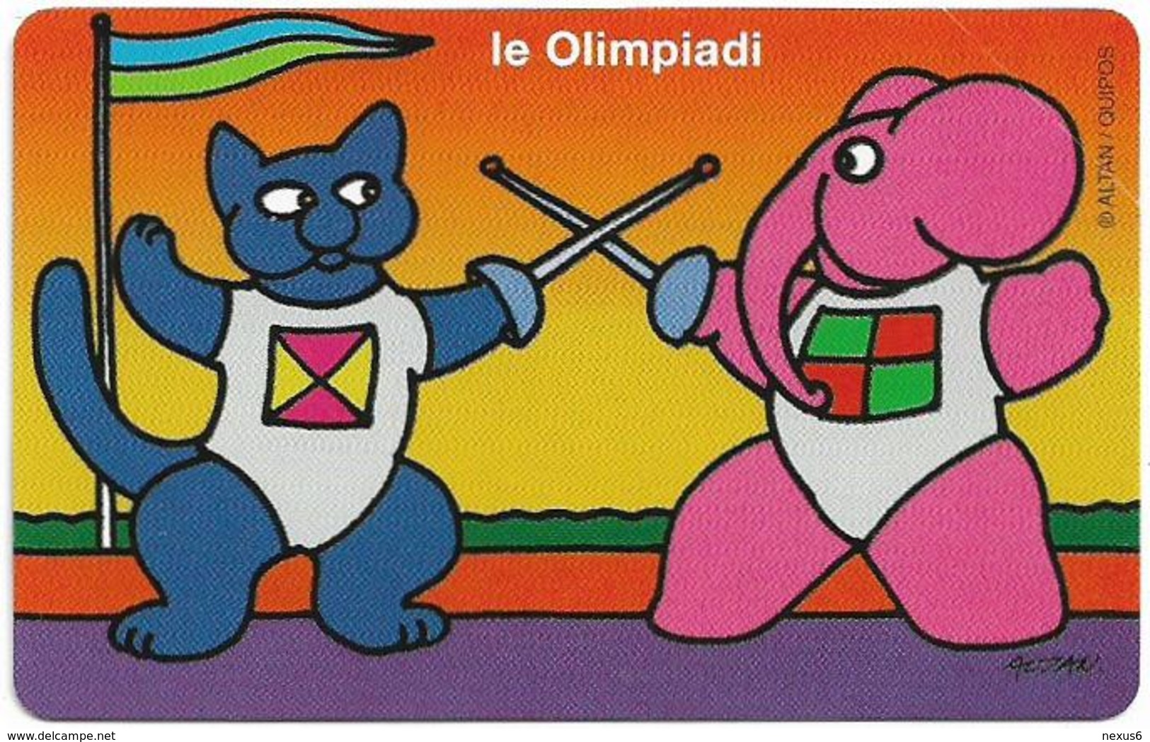 San Marino - Olympic Games - Fencing - 2.000L, 14.000ex, 01.09.2000, Mint - Saint-Marin
