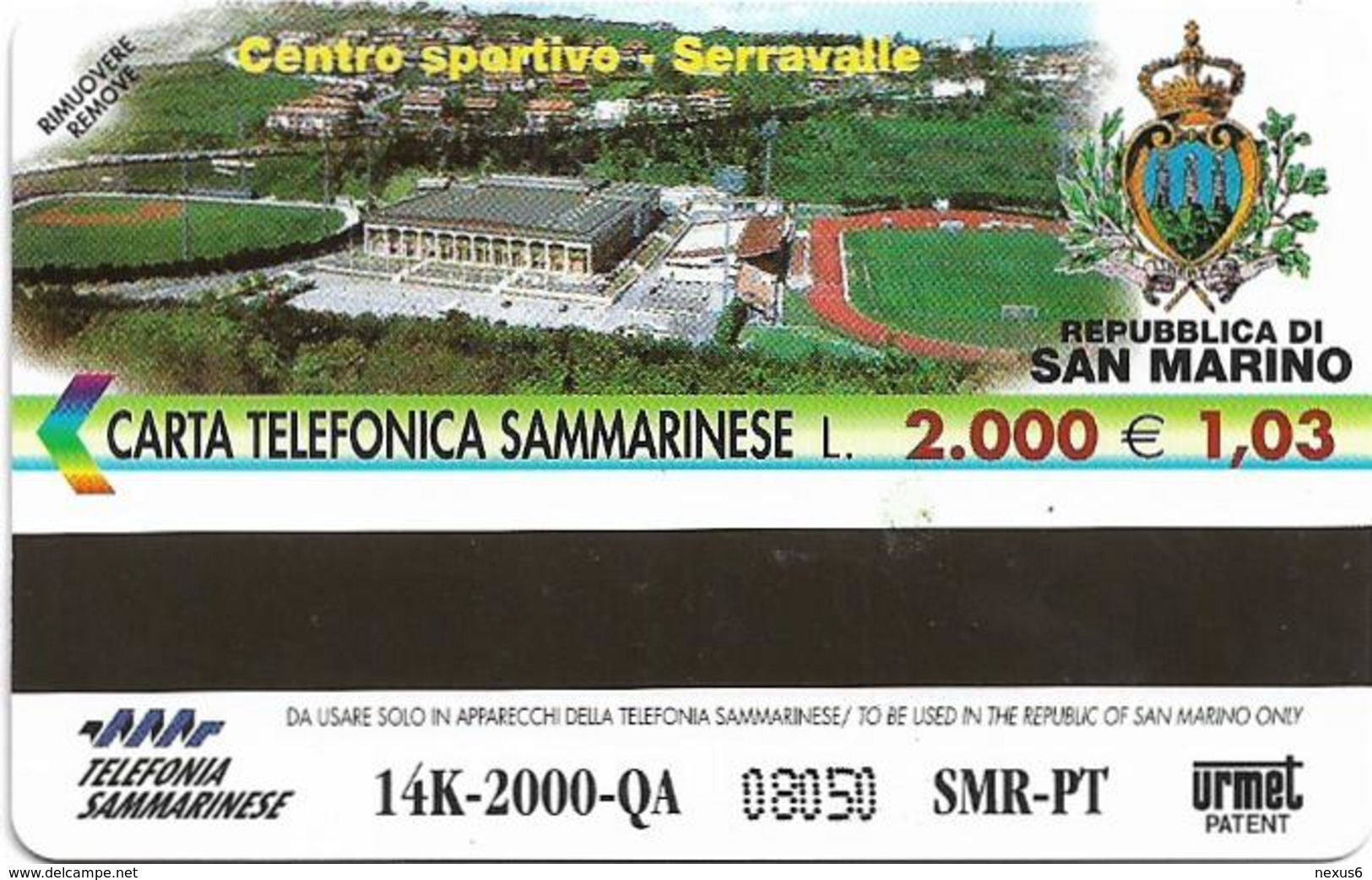 San Marino - Olympic Games - Fencing - 2.000L, 14.000ex, 01.09.2000, Mint - San Marino