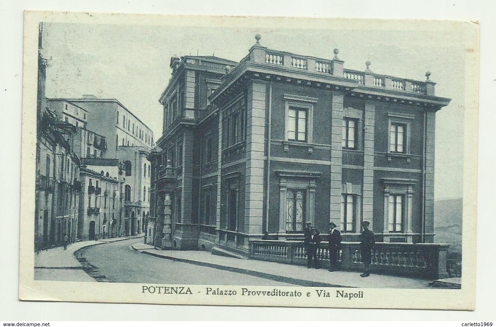 POTENZA - PALAZZO PROVVEDITORATO E VIA NAPOLI    VIAGGIATA FP - Potenza