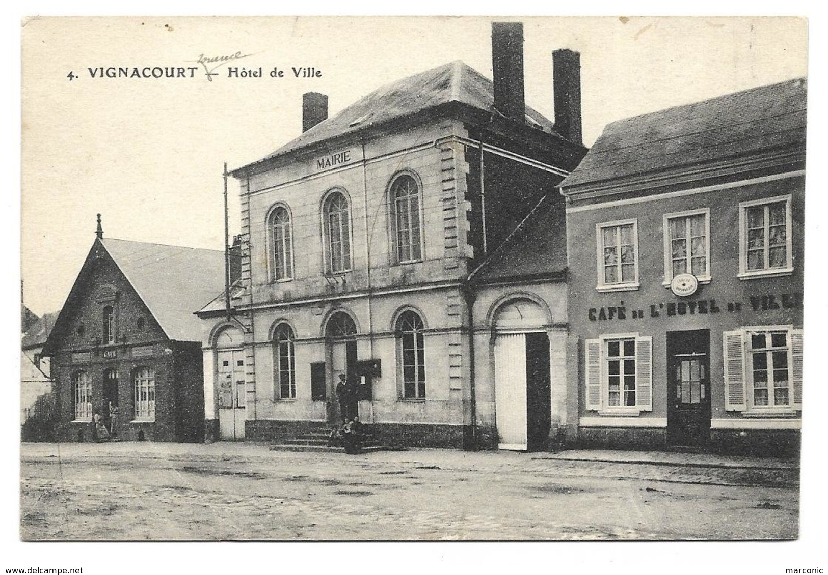 80 - VIGNACOURT - Hôtel De Ville  -  TBE - Vignacourt