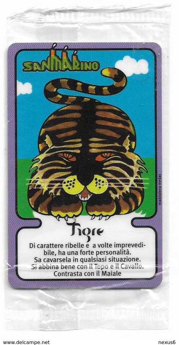 San Marino (Chip) - Chinese Zodiac Tiger - 02.1999, 3.000₤, 29.000ex, NSB - Saint-Marin