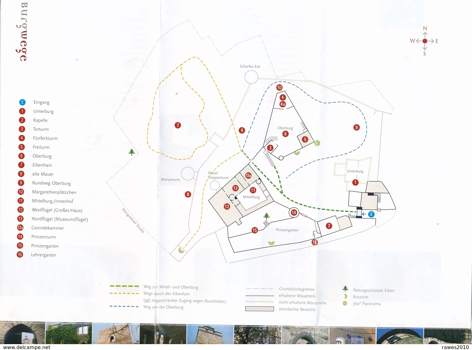 Kronberg Im Taunus Wegweiser In Vergangene Zeiten Burg Kronberg - Reiseprospekte