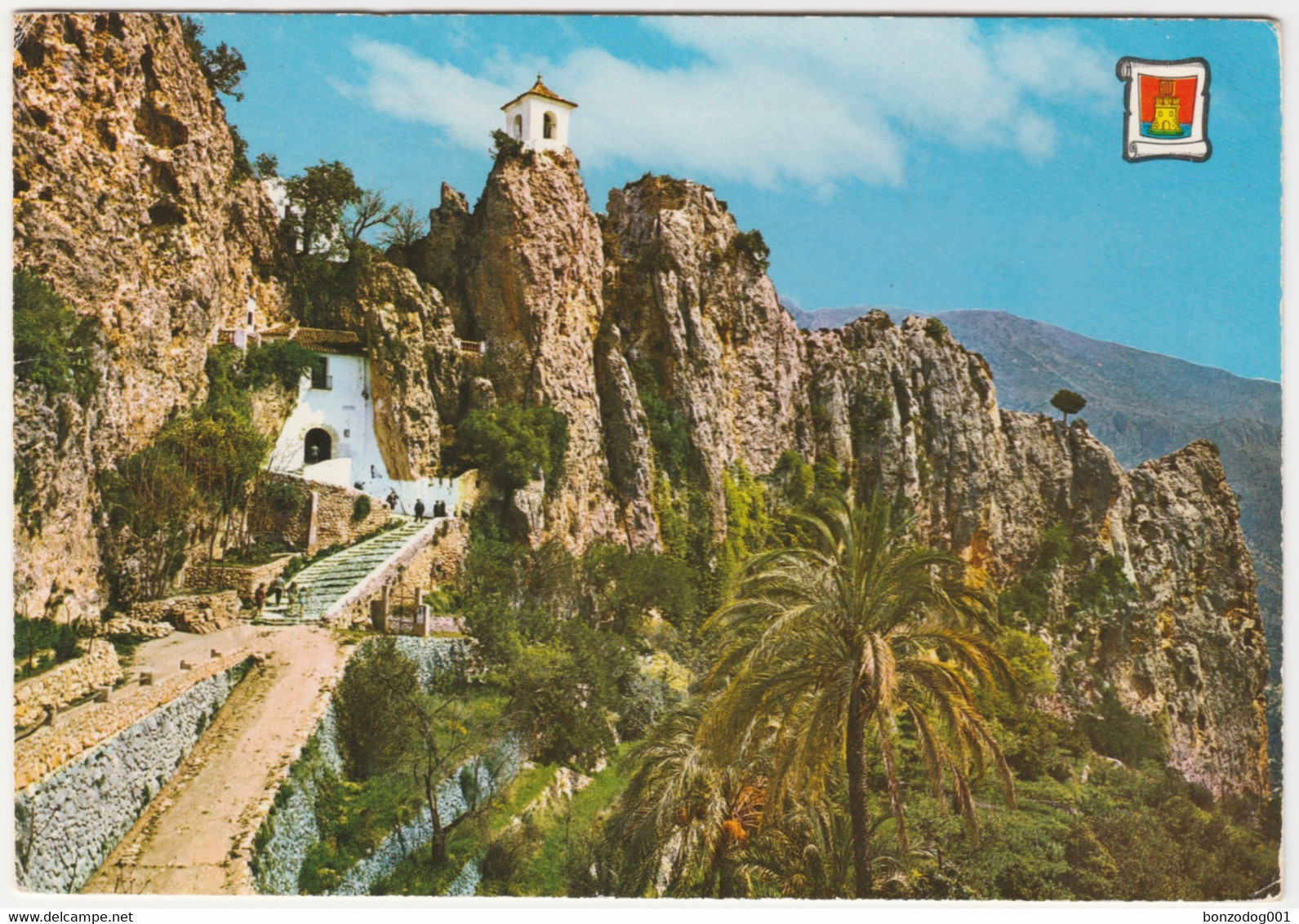 Entrada Al Pueblo Y Palmeras, Castell De Guadalest, Alicante, Spain. - Alicante