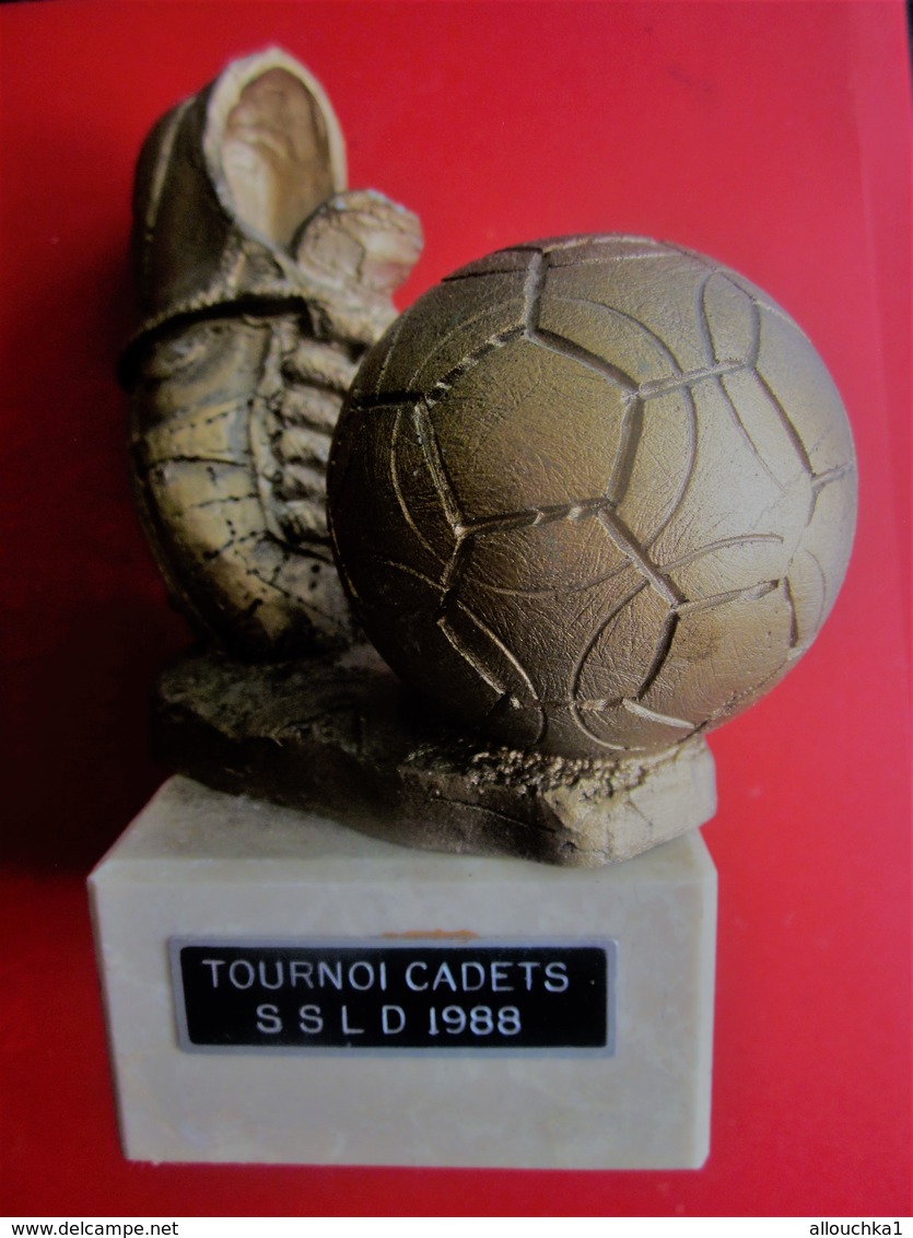 TOURNOI CADETS SSLD DUNKERQUE 1988 TROPHÉE STATUETTE RÉCOMPENSE VAINQUEUR TOURNOI FOOTBALL FOOT-Sport Football Futball - Altri & Non Classificati