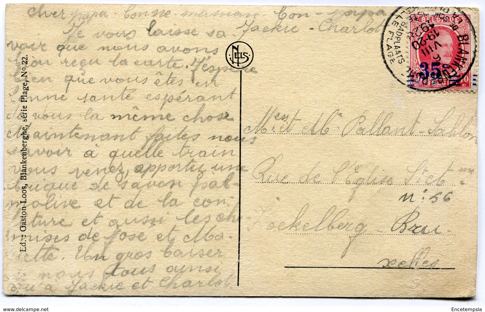 CPA - Carte Postale - Belgique - Blankenberge - Le Troubadour Italien - 1928 (M8217) - Blankenberge