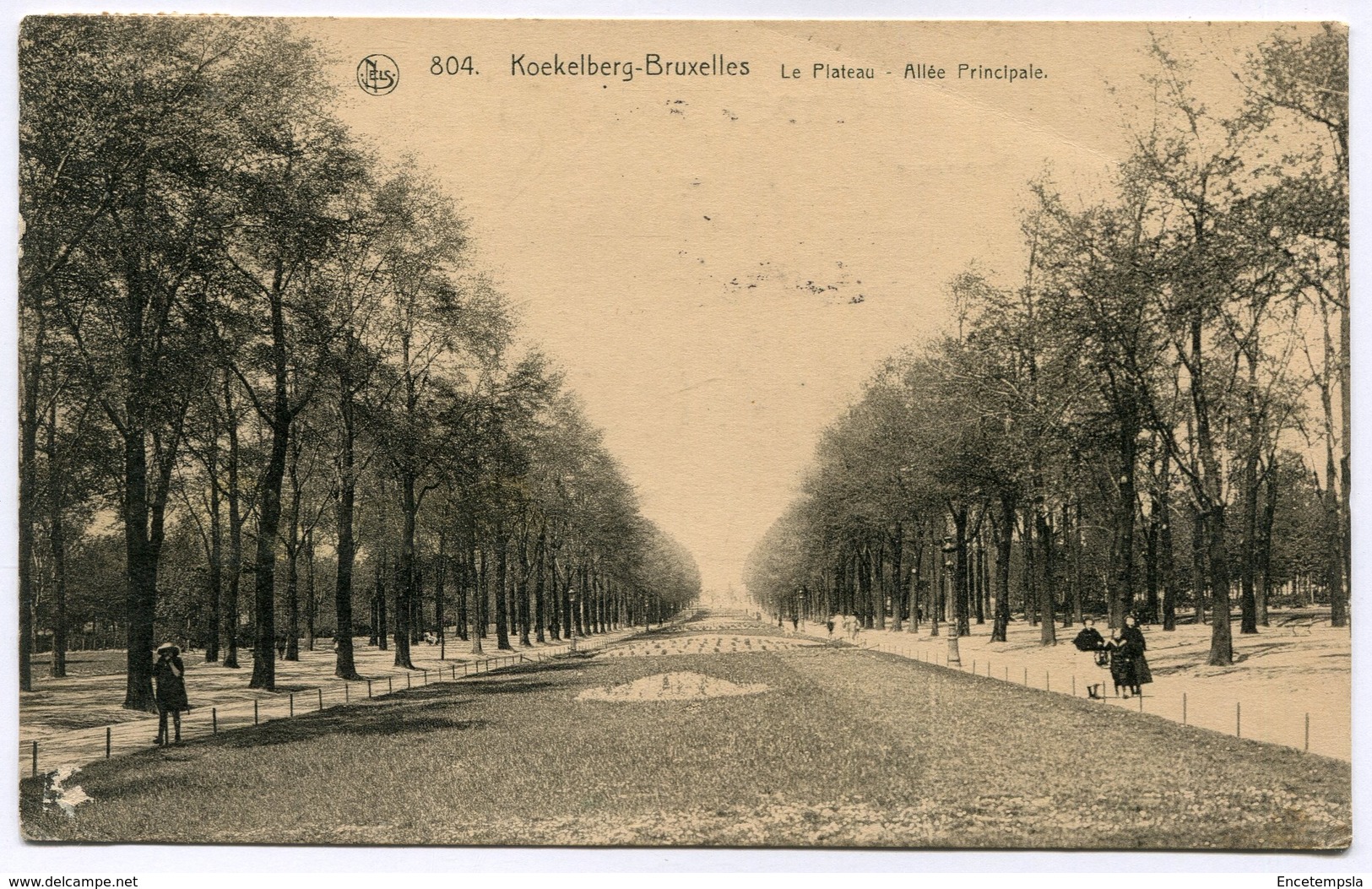 CPA - Carte Postale - Belgique - Bruxelles - Koekelberg - Le Plateau - Allée Principale - 1923 (M8218) - Koekelberg