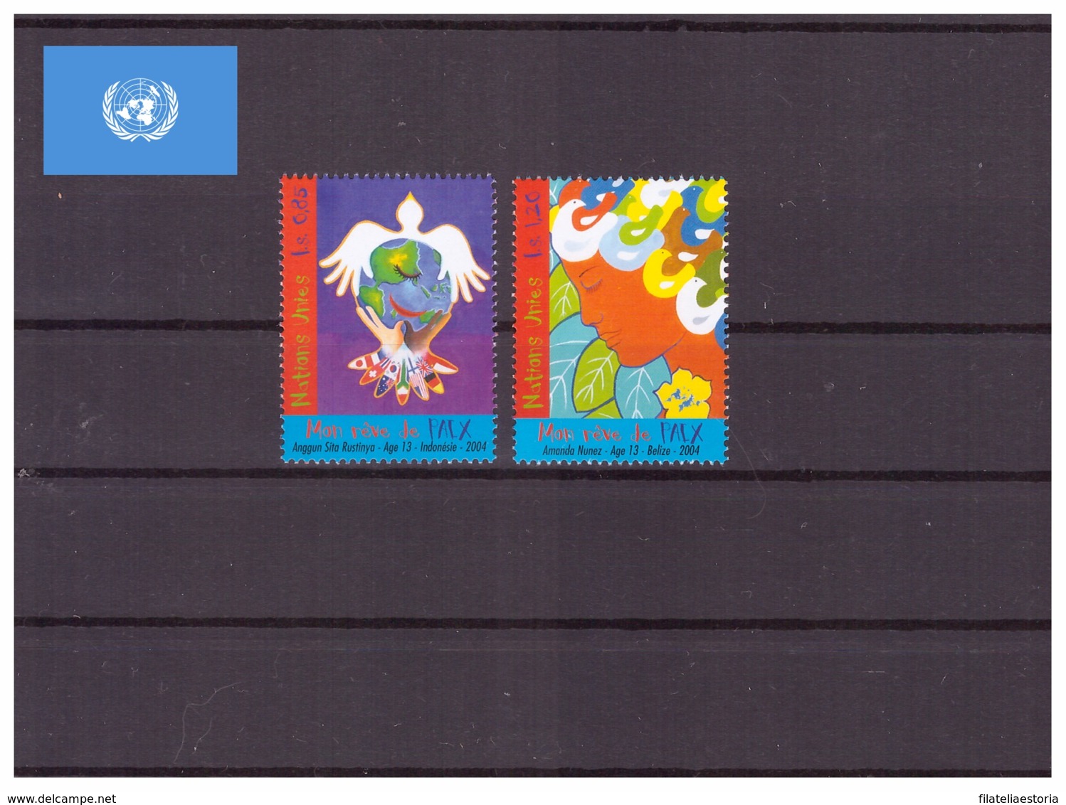 Nations Unies Genève 2004 - MNH ** - Paix - Michel Nr. 503-504 Série Complète (ung022) - Neufs