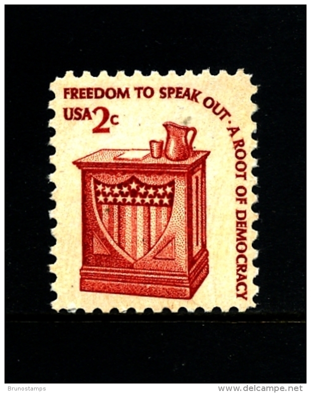 UNITED STATES/USA - 1977  2c. FREEDOM TO SPEAK OUT  MINT NH - Nuovi