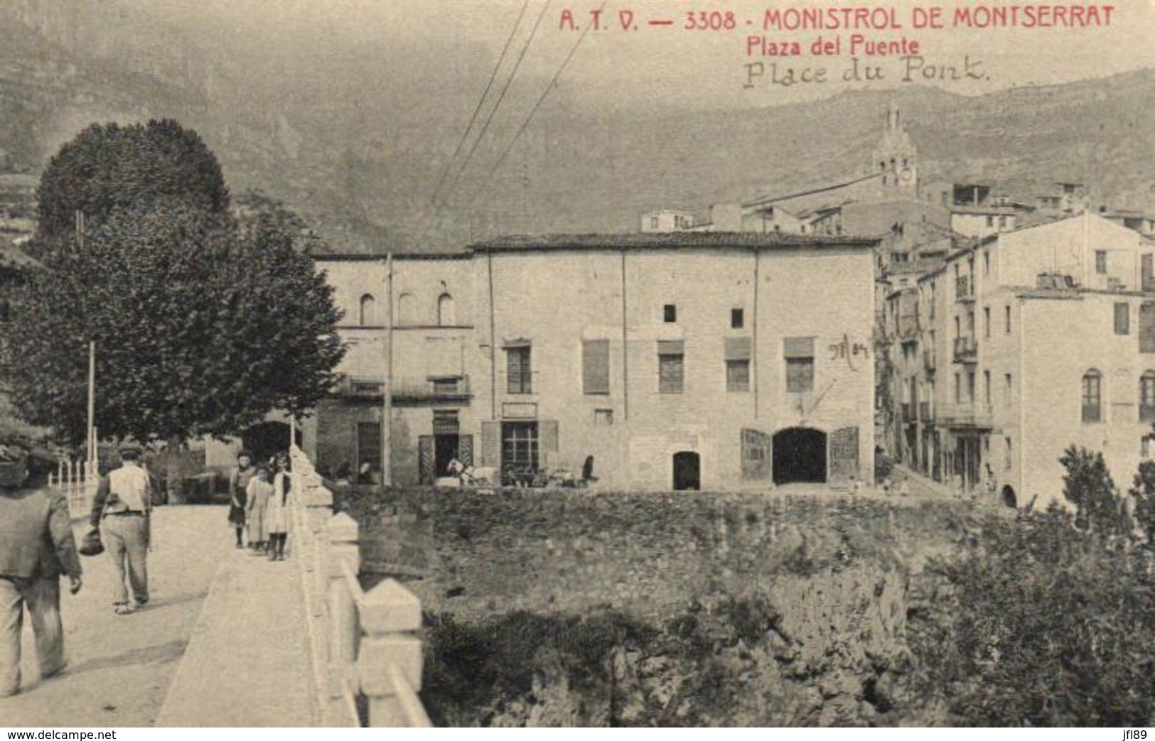 Espagne - Cataluna - Monistrol De Montserrat- Place Du Pont - C 5594 - Barcelona