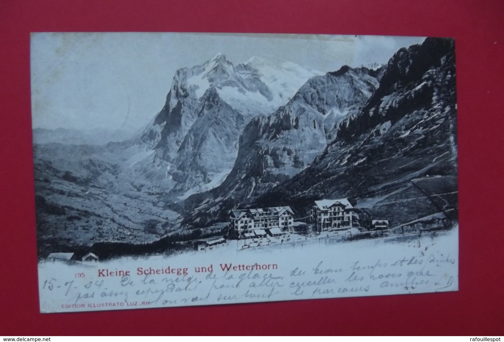 Cp Kleine Scheidegg Und Wetterhorn N 195 - Horn