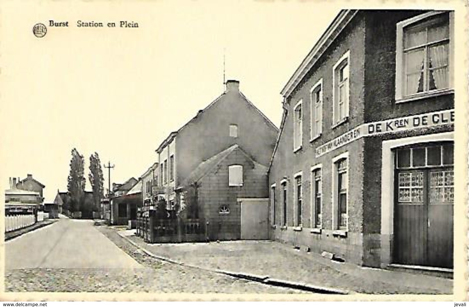 CPA / AK / PK   -  BURST  Station En Plein - Erpe-Mere