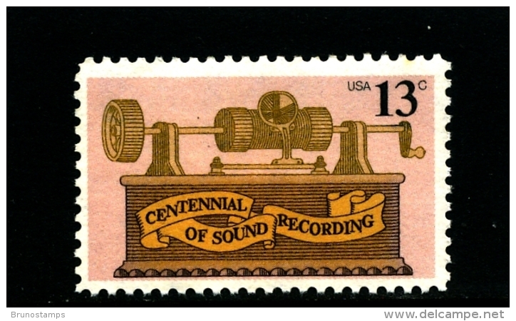 UNITED STATES/USA - 1977  SOUND RECORDING  MINT NH - Nuovi