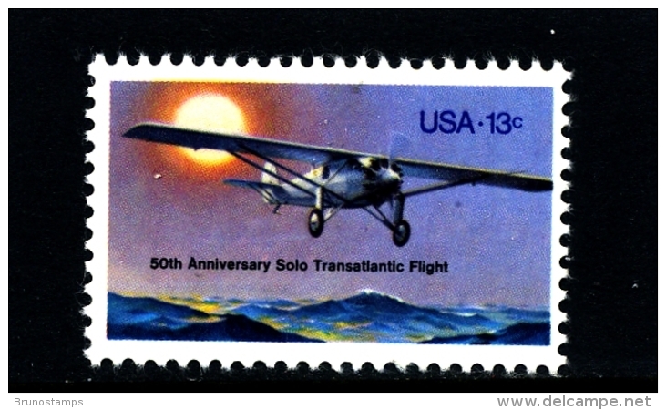 UNITED STATES/USA - 1977  SOLO TRANSATLANTIC FLIGHT  MINT NH - Nuovi