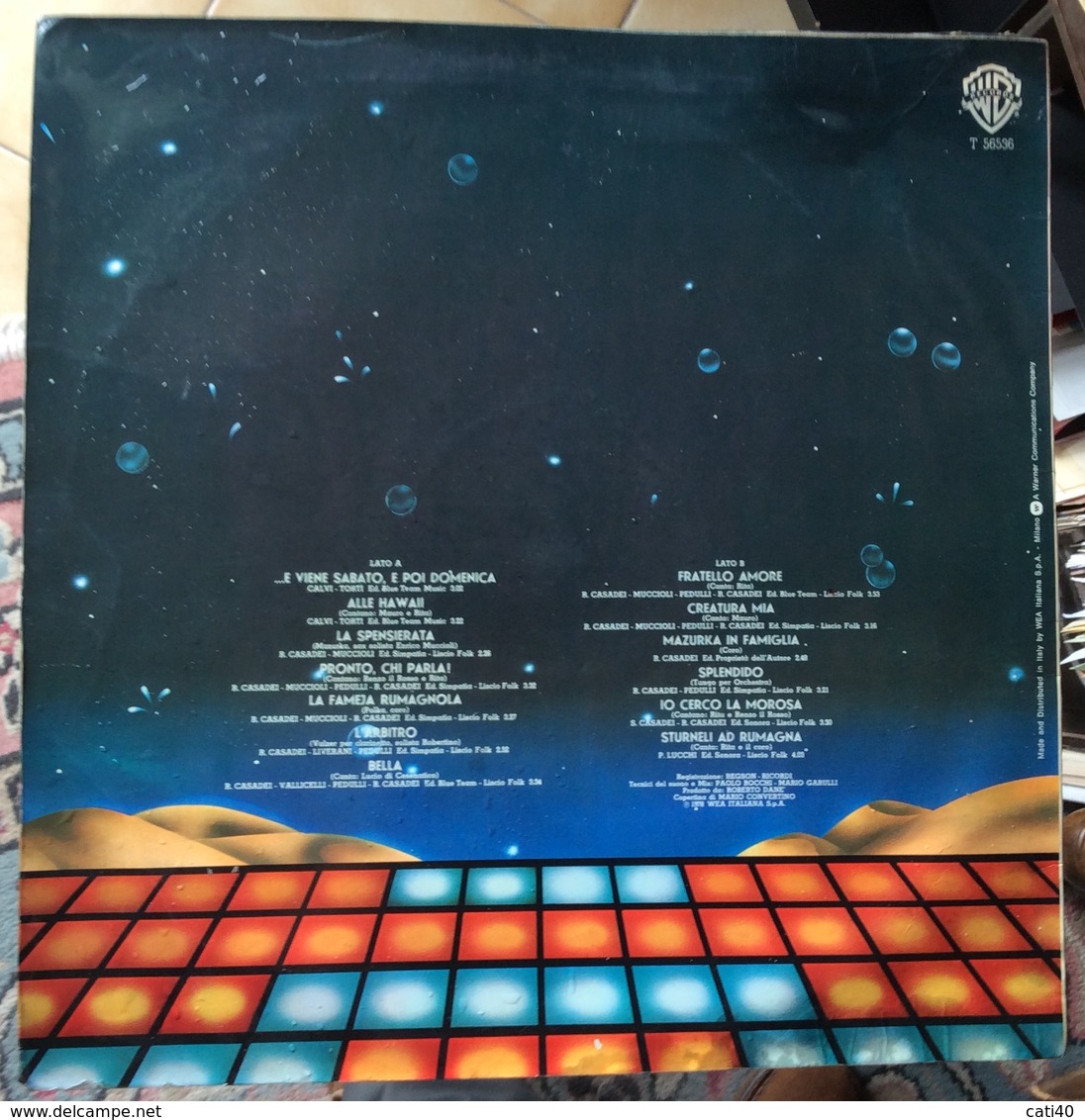 DISCO 33 GIRI  WB  ORCHESTRA SPETTACOLO RAUL CASADEI  1978 - Altri & Non Classificati