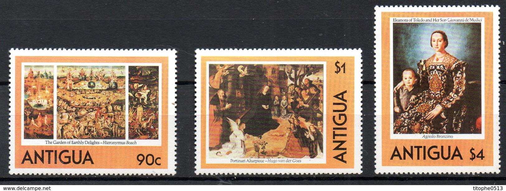 ANTIGUA. N°579-81 De 1980. Peintures. - Autres & Non Classés