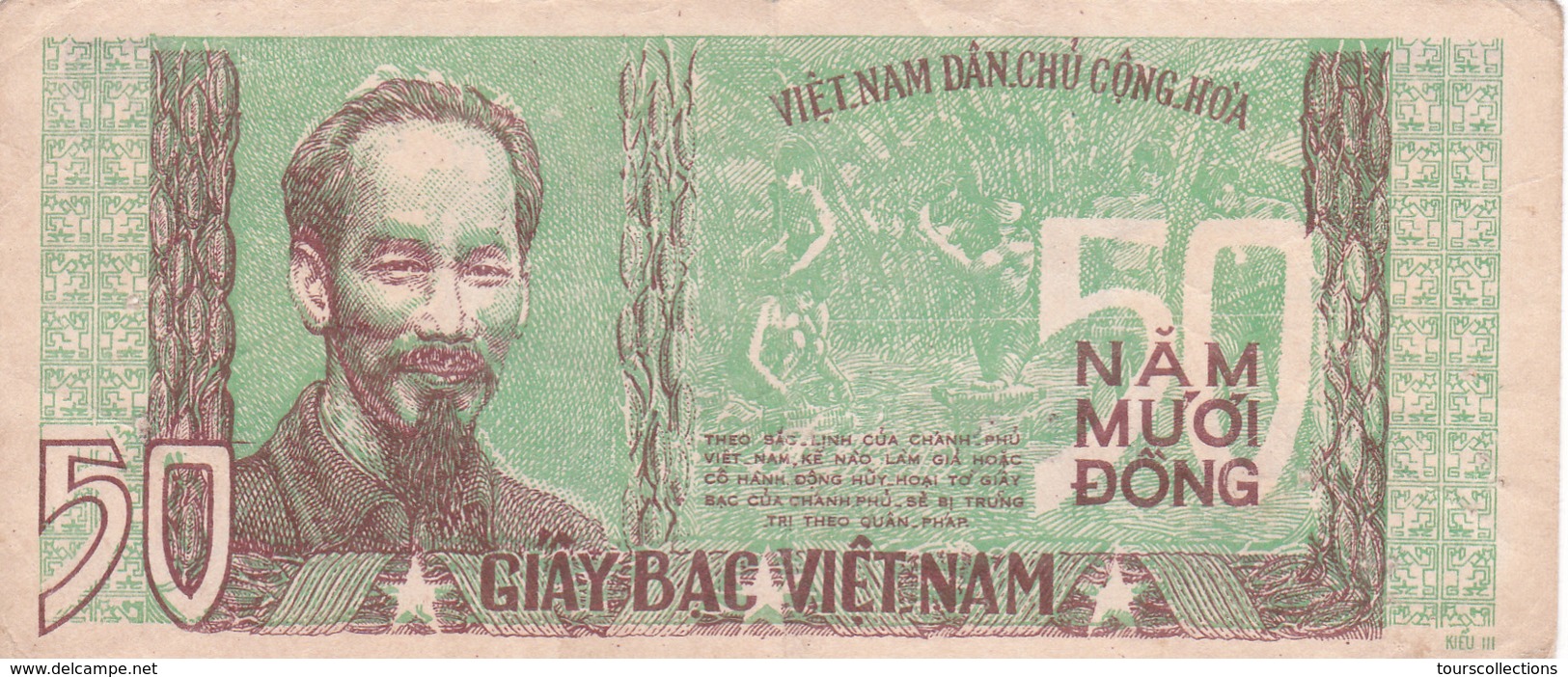 BILLET VIETNAM 50 DONG De 1953 @ PICK 42 - Vietnam