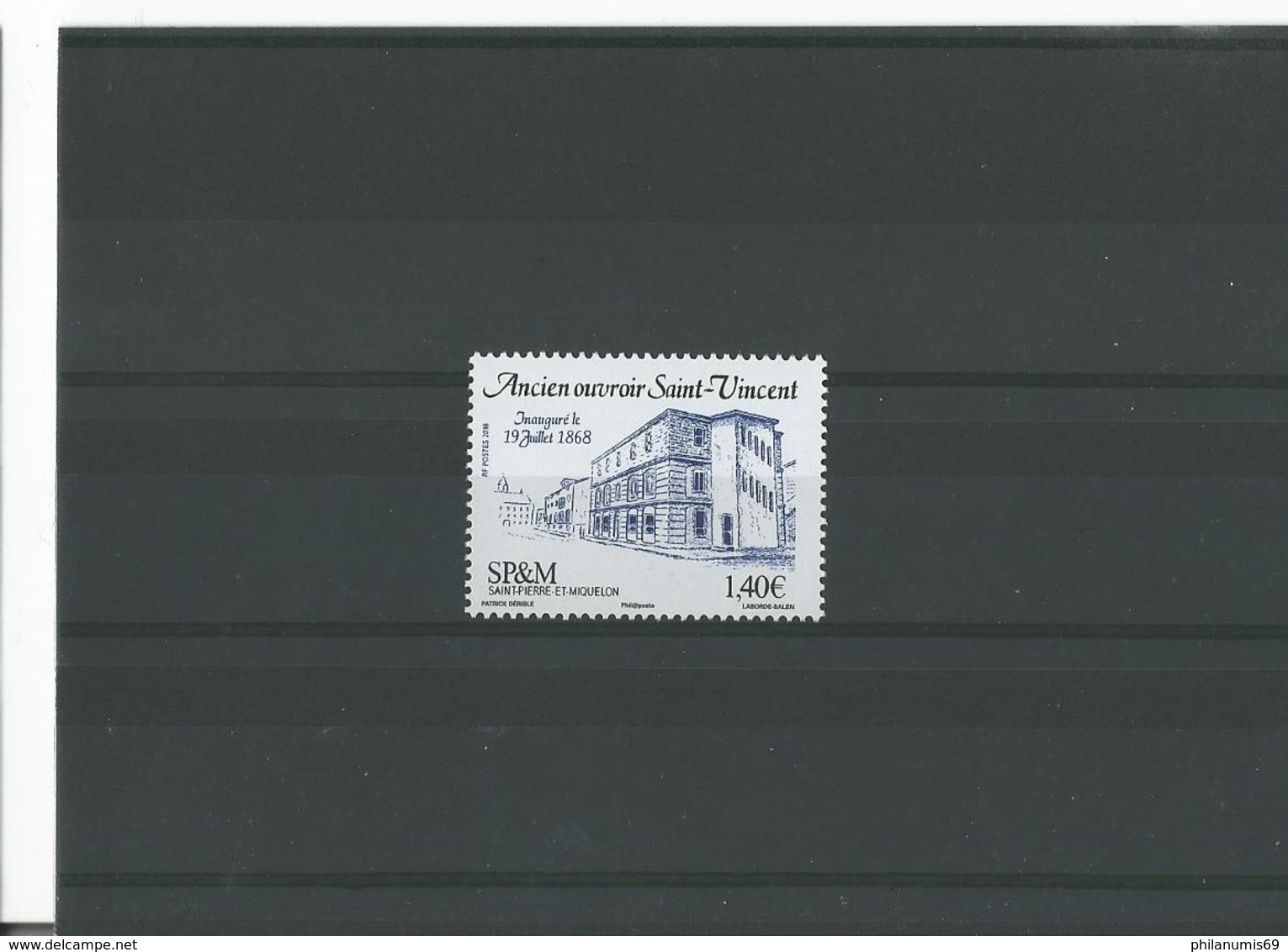 ST PIERRE ET MIQUELON 2018 - YT 1200 NEUF SANS CHARNIERE ** (MNH) GOMME D'ORIGINE LUXE - Neufs