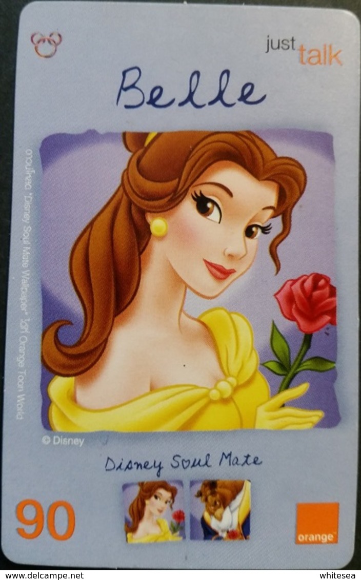 Mobilecard Thailand - Orange - Disney - Belle - Thaïland