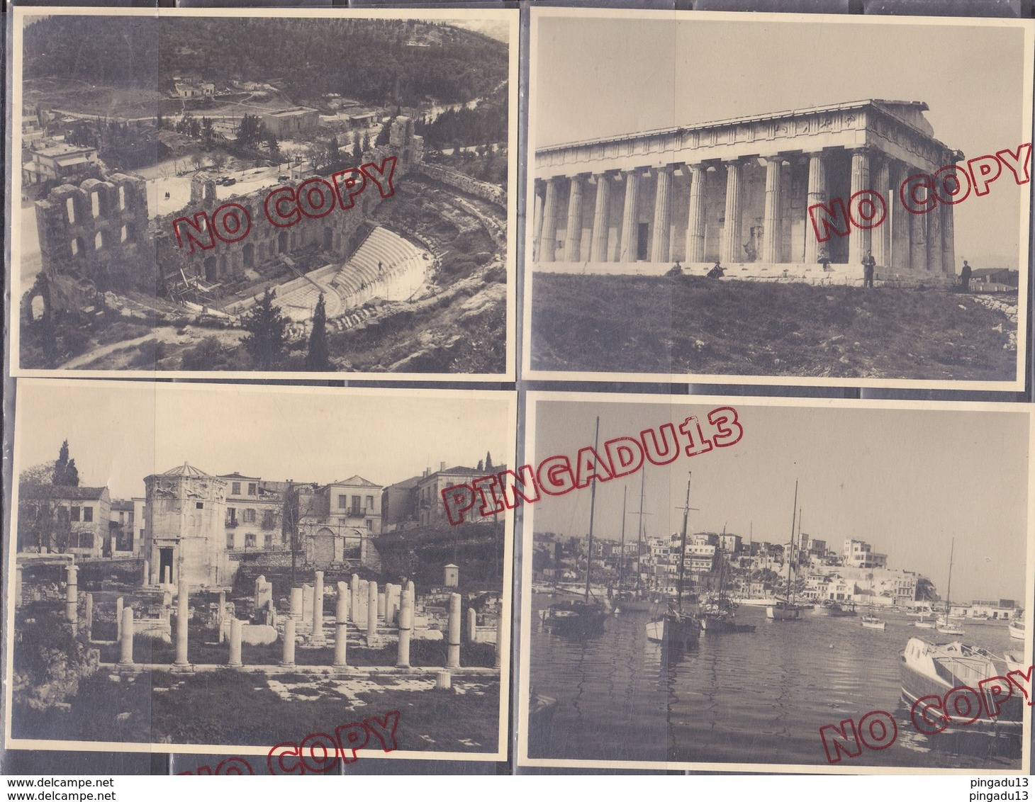 Au plus rapide Escale en Grèce Athènes pour les marins du croiseur Gloire années 50 Ensemble 28 photos