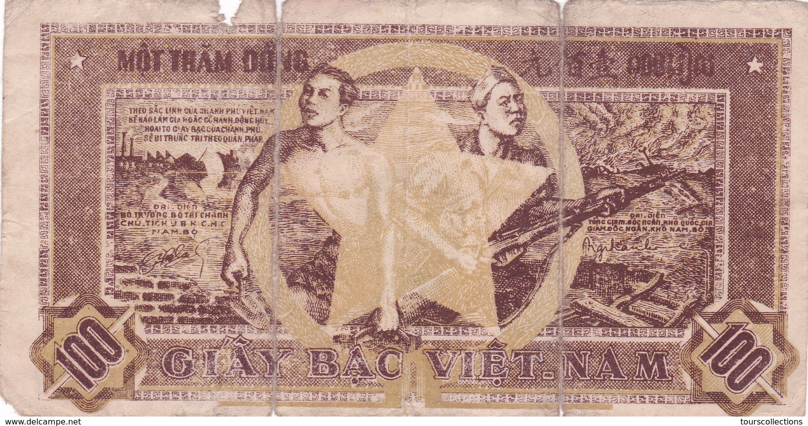 BILLET VIETNAM 100 DONG De 1950 @ PICK 33 - Vietnam