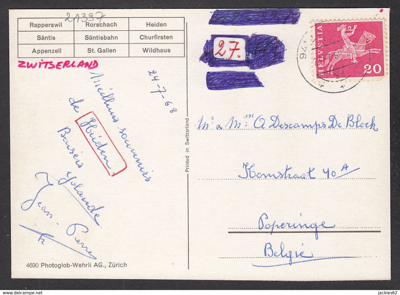 21397/ OSTSCHWEIZ, Gruss Aus - Altri & Non Classificati