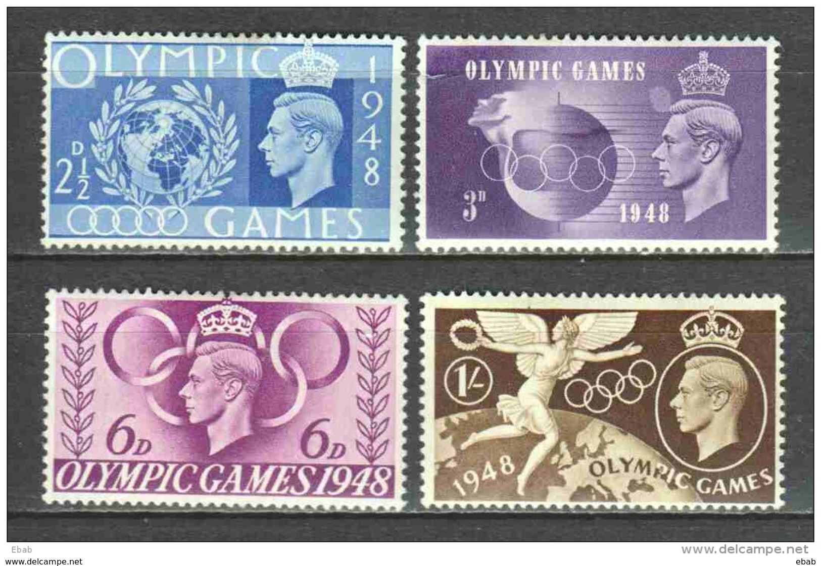 Great Britain 1948 Mi 237-240 MNH - Neufs