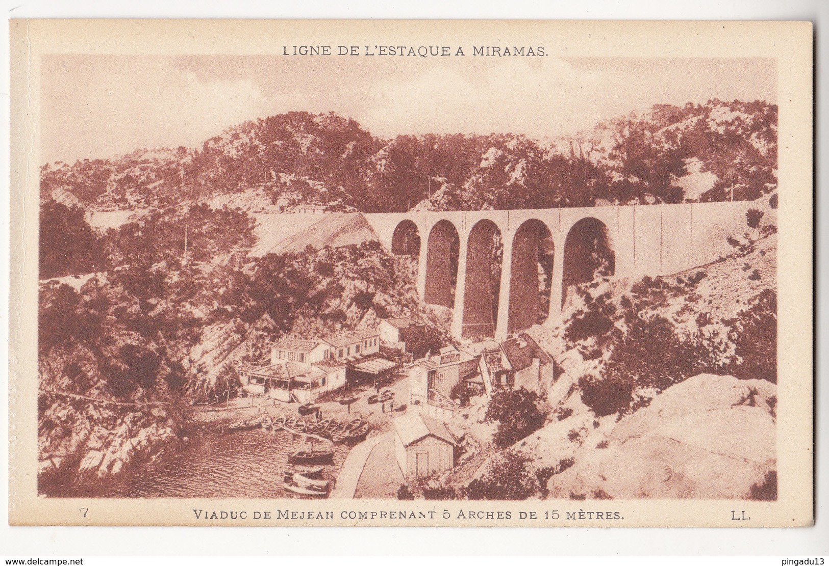 Au Plus Rapide Ligne Chemin De Fer Estaque Miramas Viaduc De Méjean - Autres & Non Classés