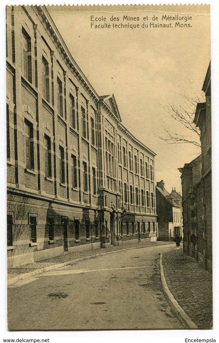 CPA - Carte Postale - Belgique - Mons - Ecole Des Mines Et De Métallurgie - Faculté Technique Du Hainaut (M8225) - Mons