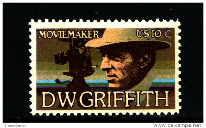 UNITED STATES/USA - 1975  DAVID WARK GRIFFITH  MINT NH - Nuovi