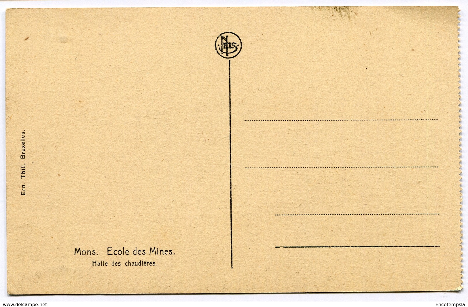 CPA - Carte Postale - Belgique - Mons - Ecole Des Mines Et De Métallurgie - Halle Des Chaudières (M8226) - Mons