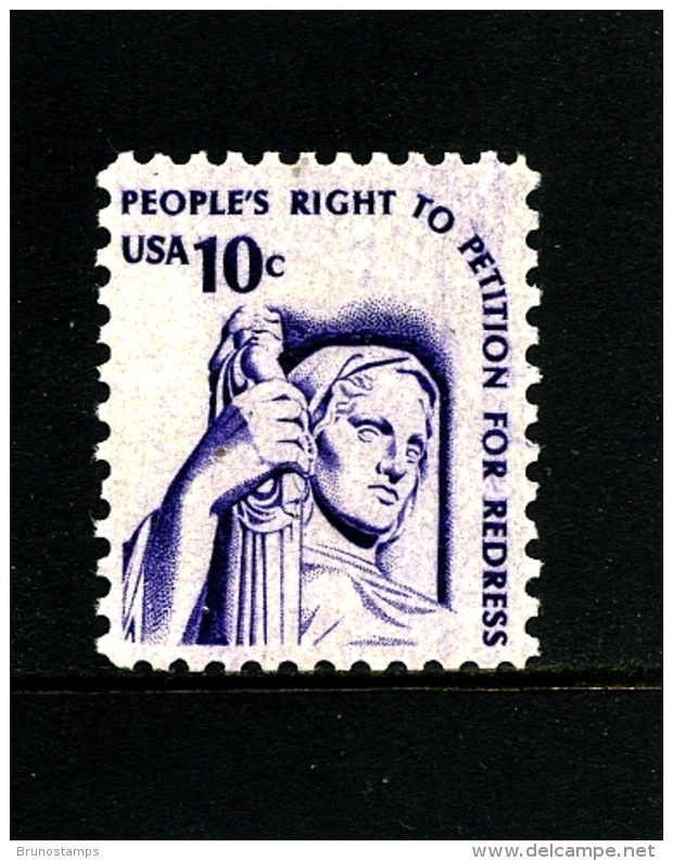 UNITED STATES/USA - 1977  10c.  PEOPLE'S RIGHT TO PETITION FOR REDRESS  MINT NH - Nuovi