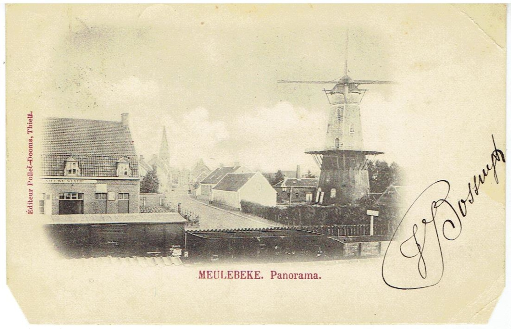 MEULEBEKE - Panorama - Molen - Moulin - Meulebeke