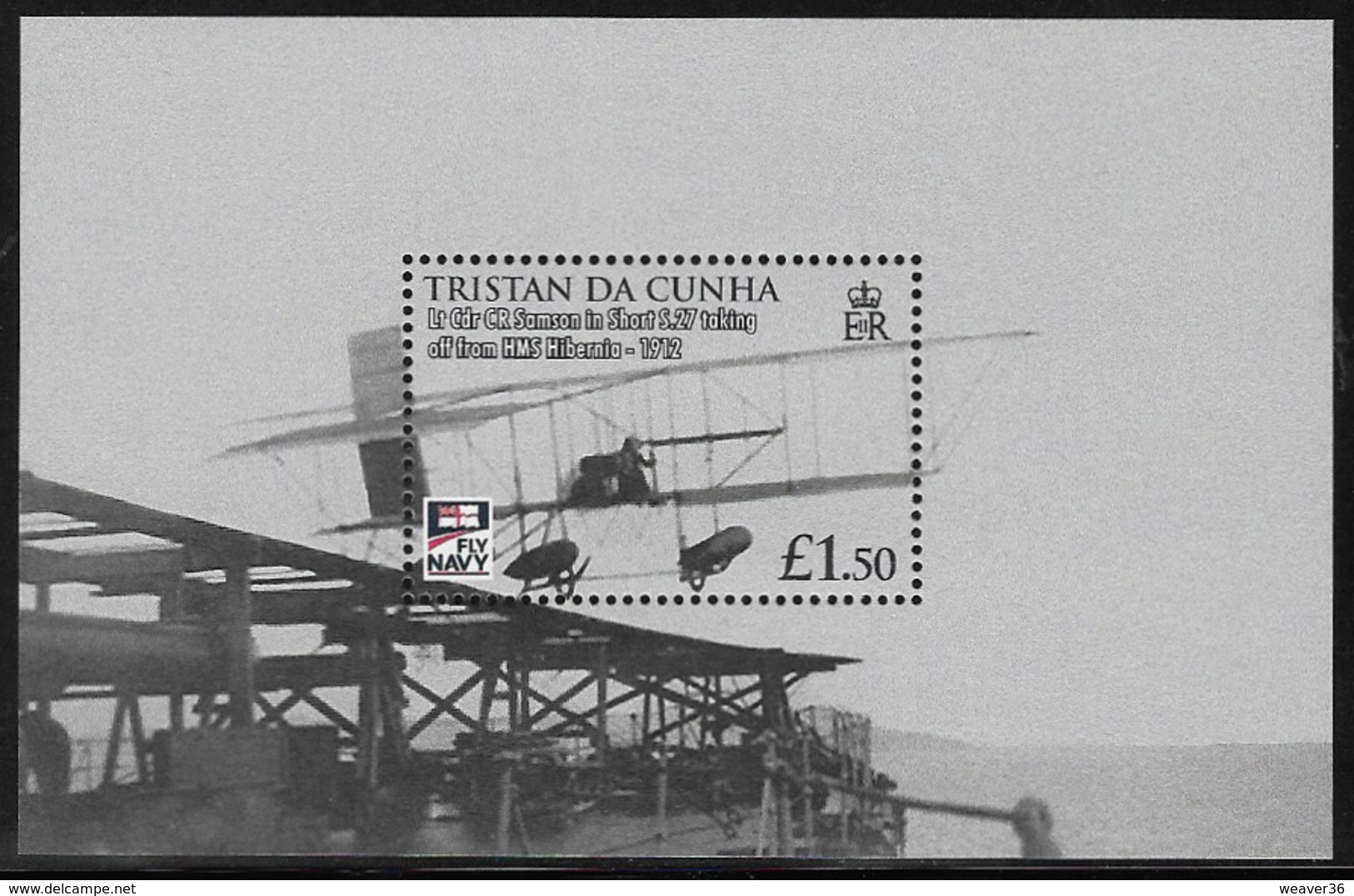 Tristan Da Cunha 2009 Naval Aviation Souvenir Sheet Unmounted Mint [4/4002/ND] - Tristan Da Cunha