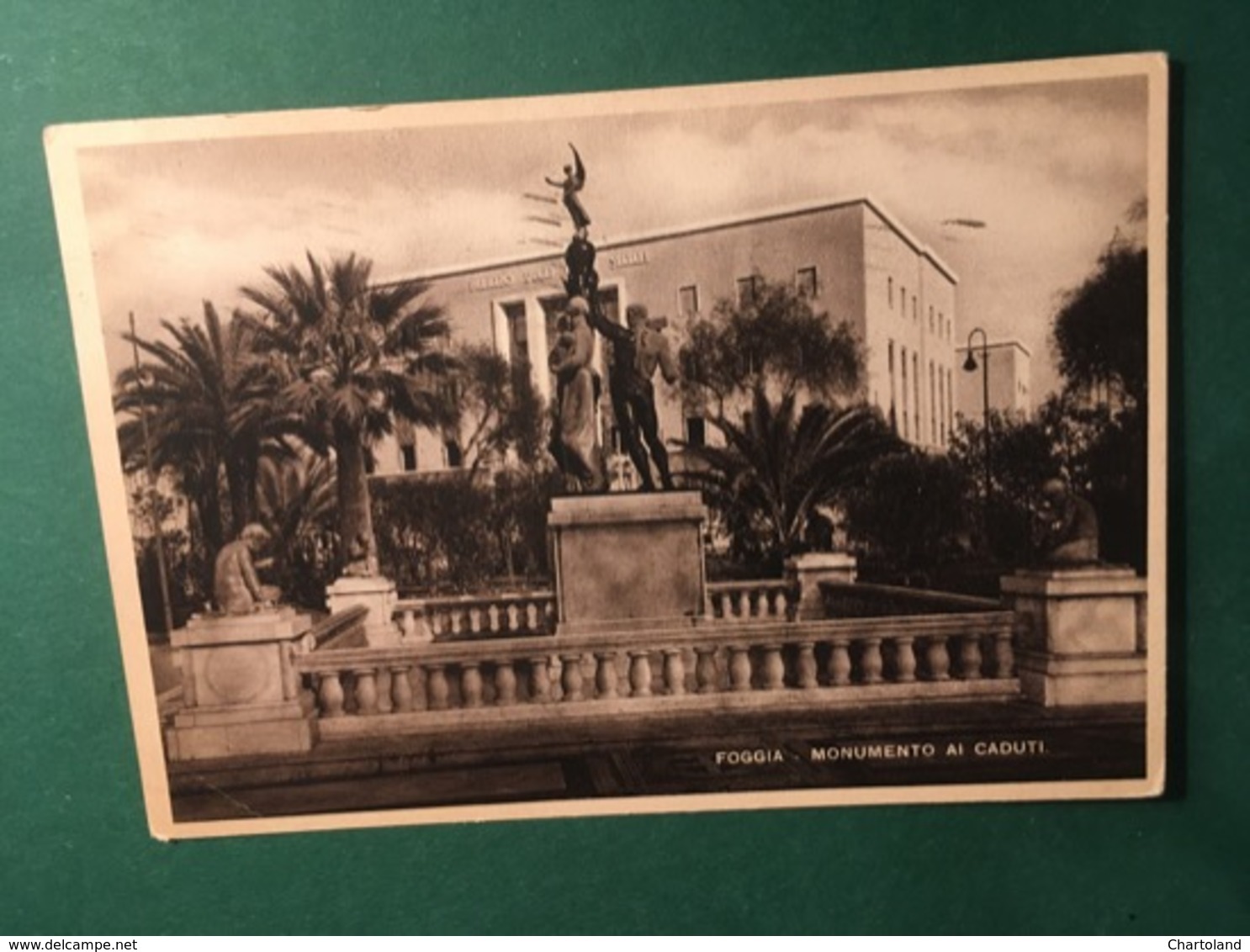 Cartolina Foggia - Monumento Ai Caduti - 1940 - Foggia